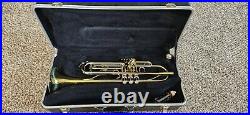 Olds NTR110PC Gold and Copper Tone Trumpet with Hard Case