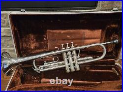 Olds Studio Trumpet Fullerton California Horn Silver/ Nickel