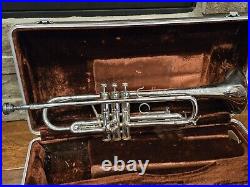 Olds Studio Trumpet Fullerton California Horn Silver/ Nickel