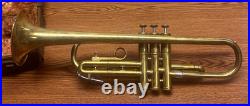 Olds ambassador trumpet Stamped 76869 los angeles 1952 With Case