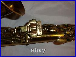 Original Buescher Big B True Tone Aristocrat Alto Saxophone, 1945, Nice