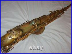 Original Buescher Big B True Tone Aristocrat Tenor Saxophone, 1949, Plays Great