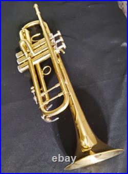 Orlando Deluxe Trumpet made in U. S. A. With7C Mouthpiece and good case