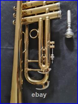 Orlando Deluxe Trumpet made in U. S. A. With7C Mouthpiece and good case