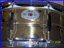 Pearl Sensitone 14 x 5.5. Brass snare drum