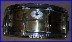 Pearl Sensitone 14 x 5.5. Brass snare drum