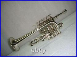 Piccolo Trumpet Bb/A pitch with hard case bag and mouthpiece