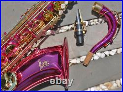 Pink Tenor Sax New STERLING Bb Saxophone With Case Free Postage