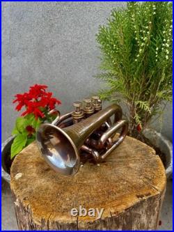 Pocket Bugle Horn with 3 Valve High-Quality, Hand-Finished Musical Masterpiece