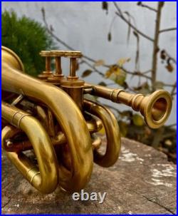 Pocket Bugle Horn with 3 Valve High-Quality, Hand-Finished Musical Masterpiece