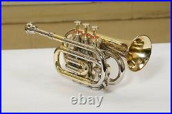 Pocket trumpet BB pitch with Hard case And Mouthpiece