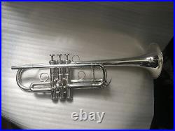 Pre Holiday $ale Deal $$$ Brasspire Unicorn C Trumpet 1000s Silver Awesome Horn