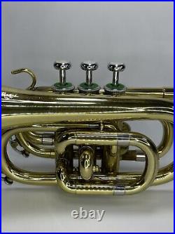 Prestini Pocket Trumpet USA 1609 With Case And Mouth Piece