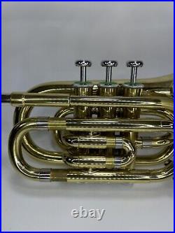 Prestini Pocket Trumpet USA 1609 With Case And Mouth Piece