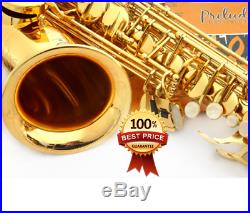 Professinal Alto Saxophone 802 Eb Professional Gold Flat Sax UPS musical henri