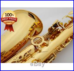 Professinal Alto Saxophone 802 Eb Professional Gold Flat Sax UPS musical henri