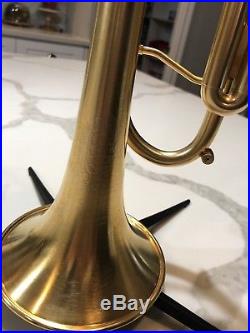 Professional Adams Bb A4-LT Trumpet Used Brushed Gold Finish