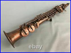 Professional Antique Soprano Straight Saxophone Sax New