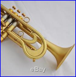 Professional Bb Trumpet Customized Flumpet Horn Matt Finish With Case