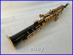 Professional Black Gold Soprano Straight Saxophone
