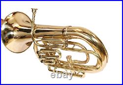 Professional Brass Euphonium Bb/F Pitch Musical Brass Instruments With Hard case