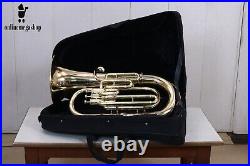 Professional Euphonium BB Pitch Musical Brass Instruments BRASS POLISH with Case