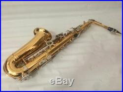 Professional Gold with Silver Keys Alto Saxophone Sax Brand New