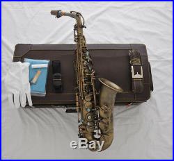Professional Mark VI Saxofon Antique Eb Alto Saxophone Abalone shell key With Case