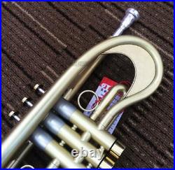 Professional Matte Customized Trumpet flumpet horn B-Flat Monel Valves New Case