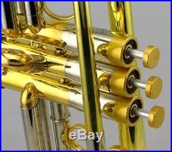 Professional Newest Bb Heavy Trumpet Horn import Monel Valve With Hard Case