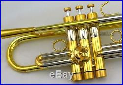 Professional Newest Bb Heavy Trumpet Horn import Monel Valve With Hard Case