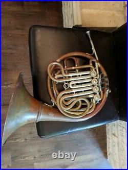 Professional Paxman 20 L Unlacquered Double French Horn, Large Bore withCut bell
