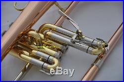 Professional Phosphorus Flugel horn Bb Rose Brass Flugelhorn Cupronickel Tuning