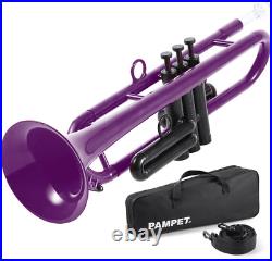 Professional Plastic Bb Trumpet Student Trumpet Set for Student Beginner with 7C