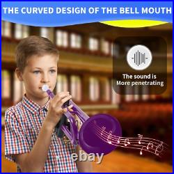 Professional Plastic Bb Trumpet Student Trumpet Set for Student Beginner with 7C
