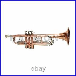 Professional Rose Gold Bb Trumpet Brand New Model with Hard case & Mouthpiece