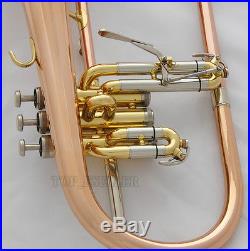Professional phosphor copper Flugelhorn New flugel horn Monel valve With Case
