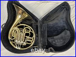 Quality C. G. Conn Ltd. U. S. A. 6d Double French Horn + Case