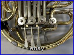 Quality C. G. Conn Ltd. U. S. A. 6d Double French Horn + Case