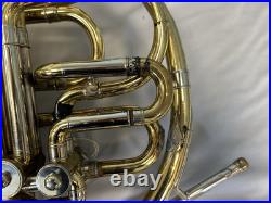 Quality C. G. Conn Ltd. U. S. A. 6d Double French Horn + Case