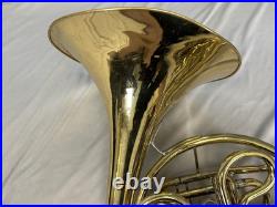 Quality C. G. Conn Ltd. U. S. A. 6d Double French Horn + Case