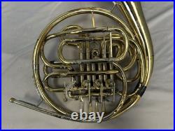 Quality C. G. Conn Ltd. U. S. A. 6d Double French Horn + Case