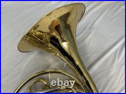 Quality C. G. Conn Ltd. U. S. A. 6d Double French Horn + Case