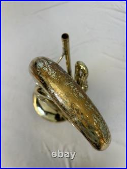 Quality! King U. S. A. Model 1124 Marching Baritone Horn + Case