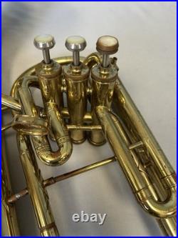 Quality Vintage Conn U. S. A. Alto Horn Elkhart-ind. + Case
