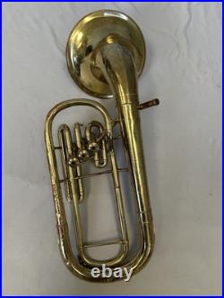 Quality Vintage Conn U. S. A. Alto Horn Elkhart-ind. + Case