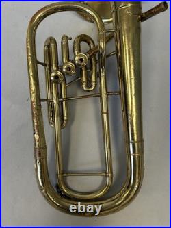 Quality Vintage Conn U. S. A. Alto Horn Elkhart-ind. + Case