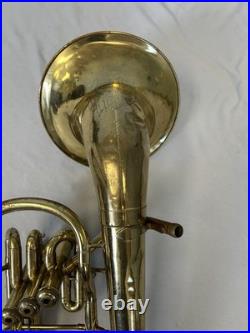 Quality Vintage Conn U. S. A. Alto Horn Elkhart-ind. + Case