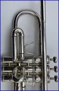 RARE Benge 3x Plus Trumpet MLP Silver withHardcase+Extras Vintage Rare