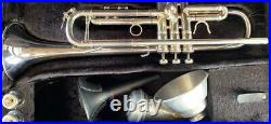 RARE Benge 3x Plus Trumpet MLP Silver withHardcase+Extras Vintage Rare